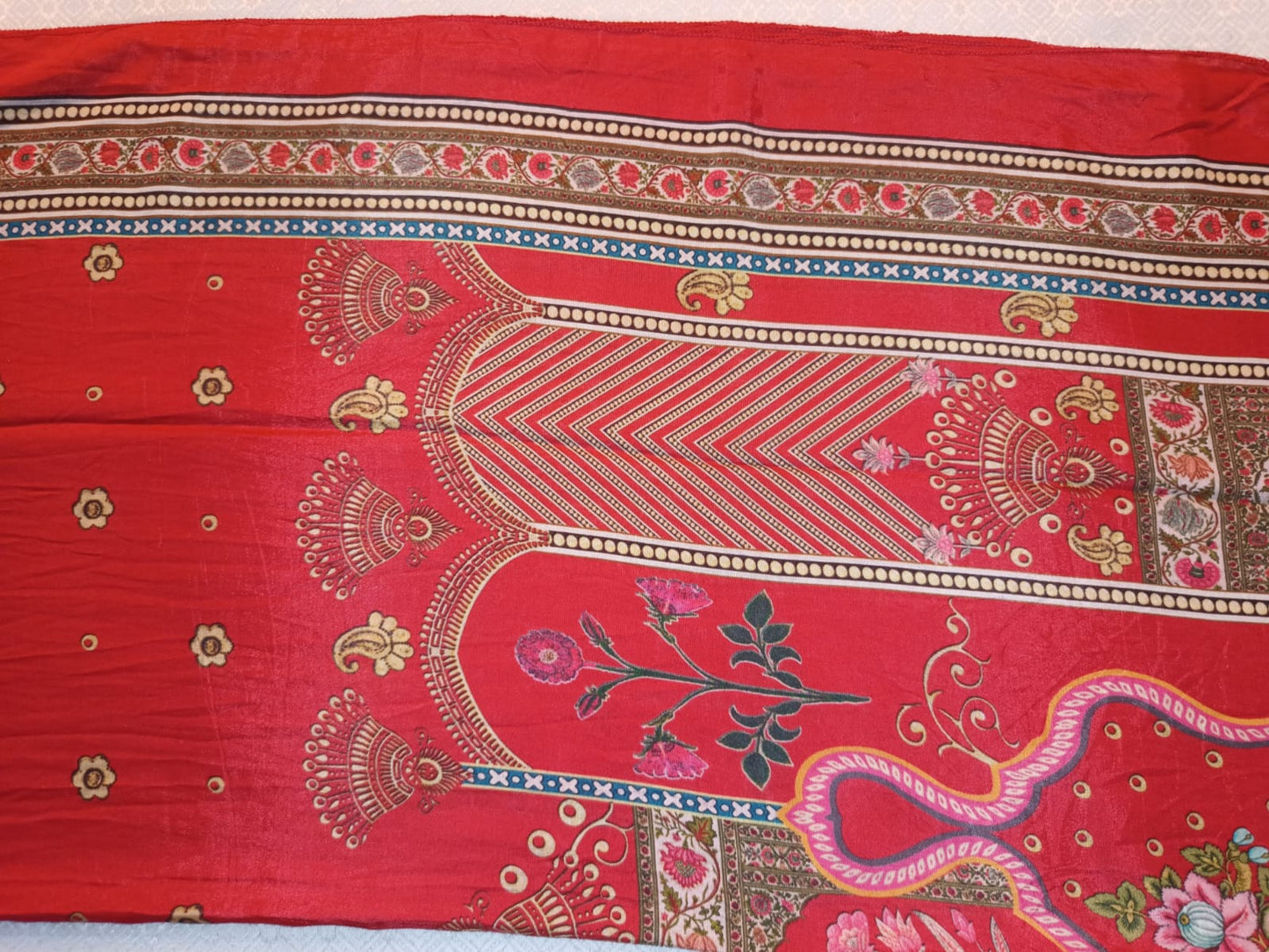 Modal Pink Salwar Set with floral design