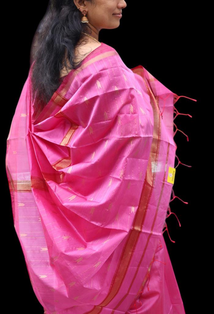Chanderi silk saree