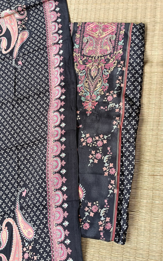 Modal black salwar set