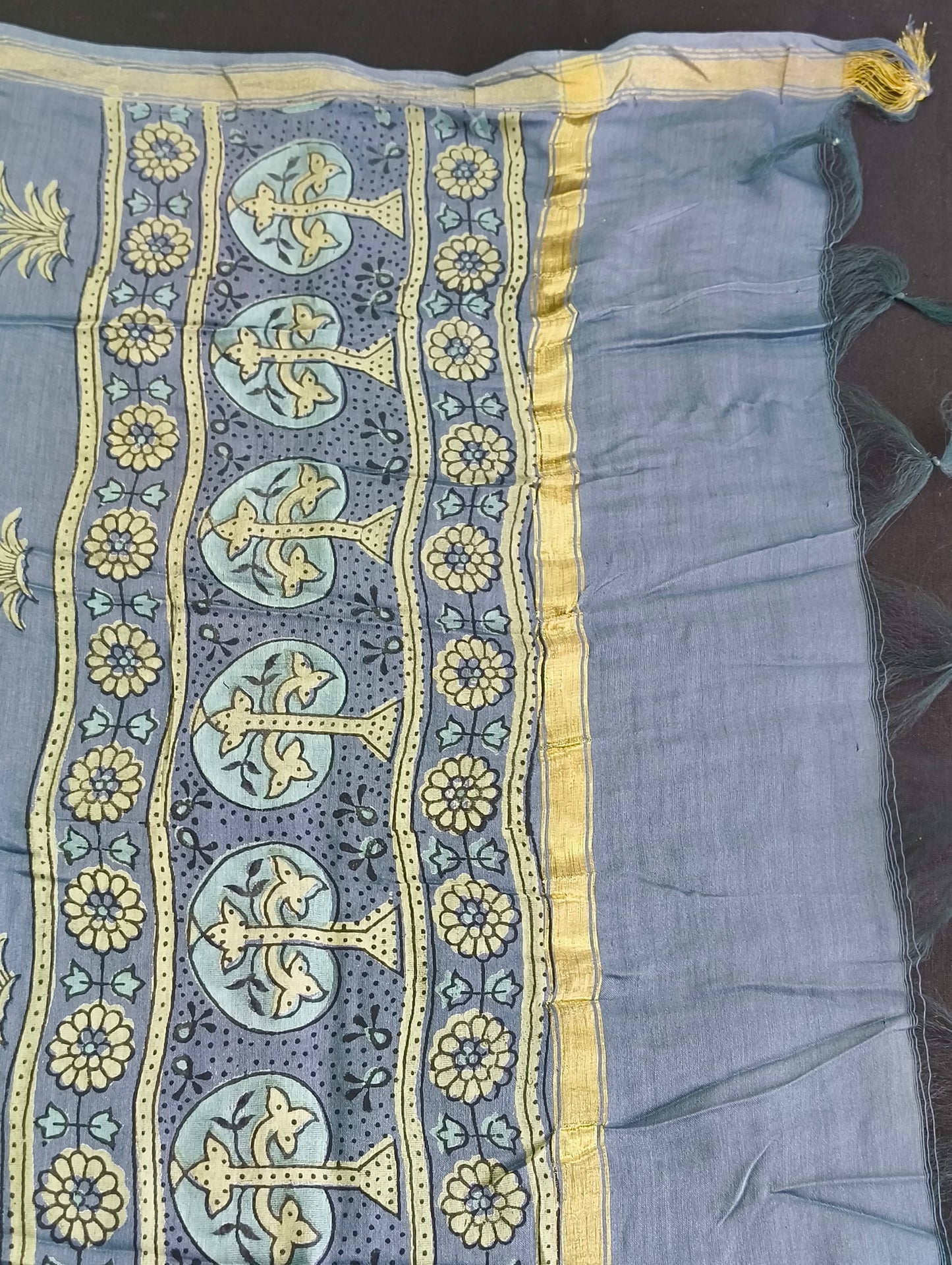 Acoba material with chanderi dupatta