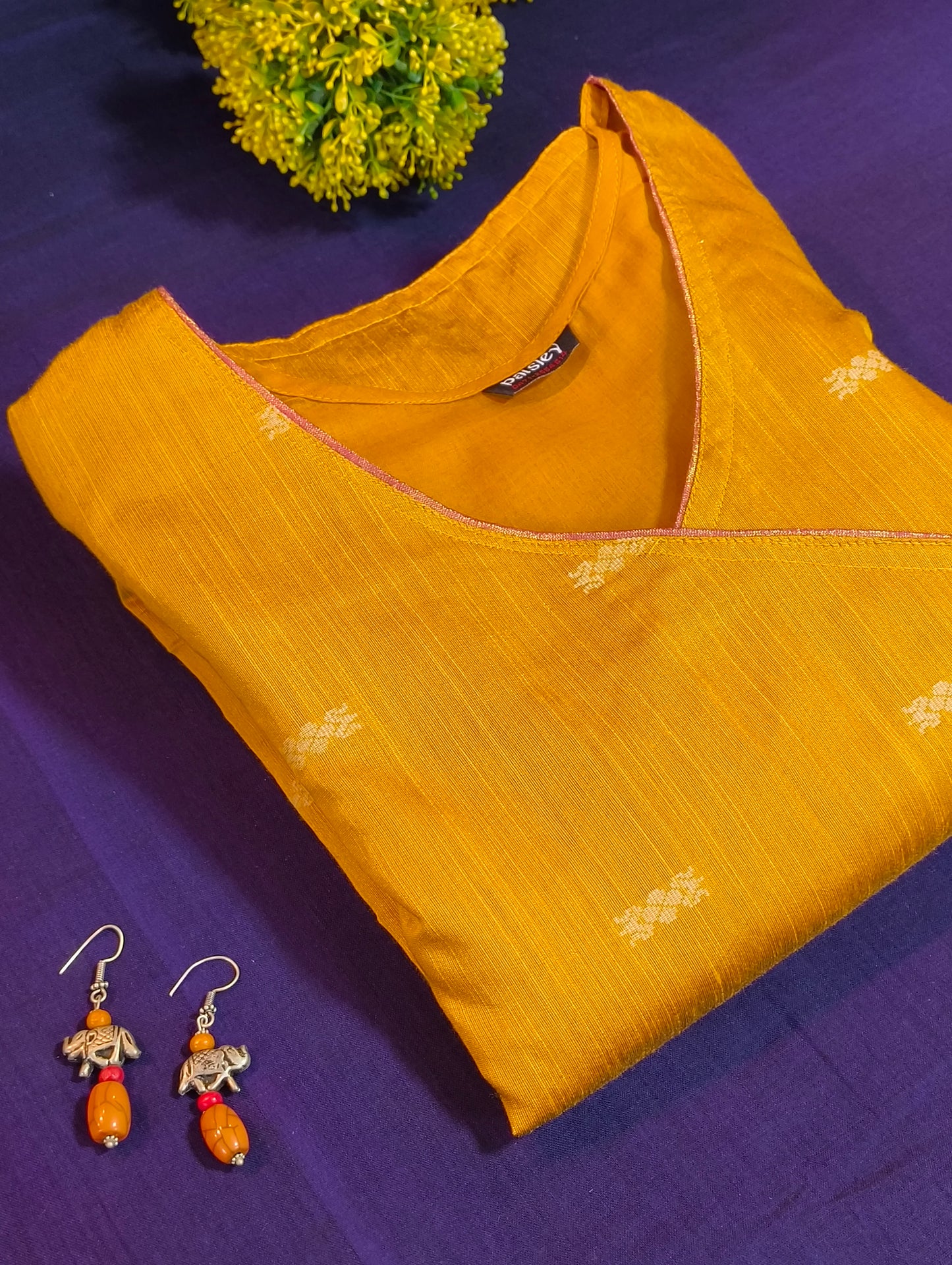 Semi silk kurti