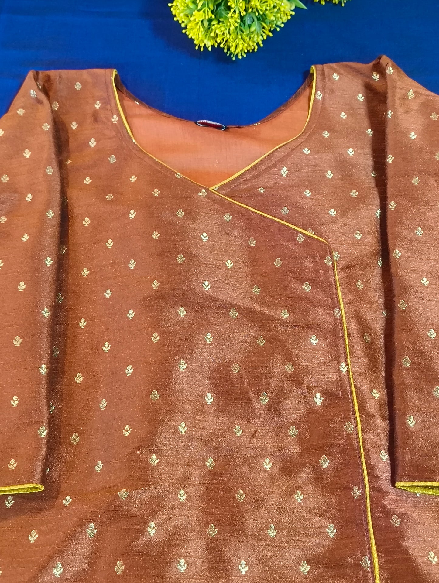 Semi silk kurti