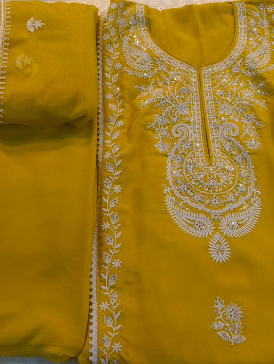 Cotton silk material