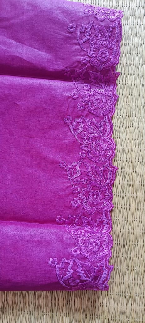 purple silk kurti