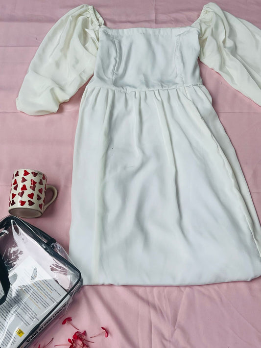 Butter Crepe Dress