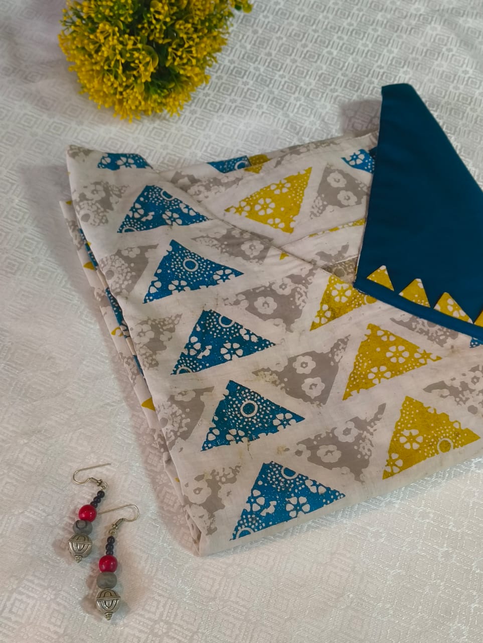 Soft Cotton Geometric Print Kurti