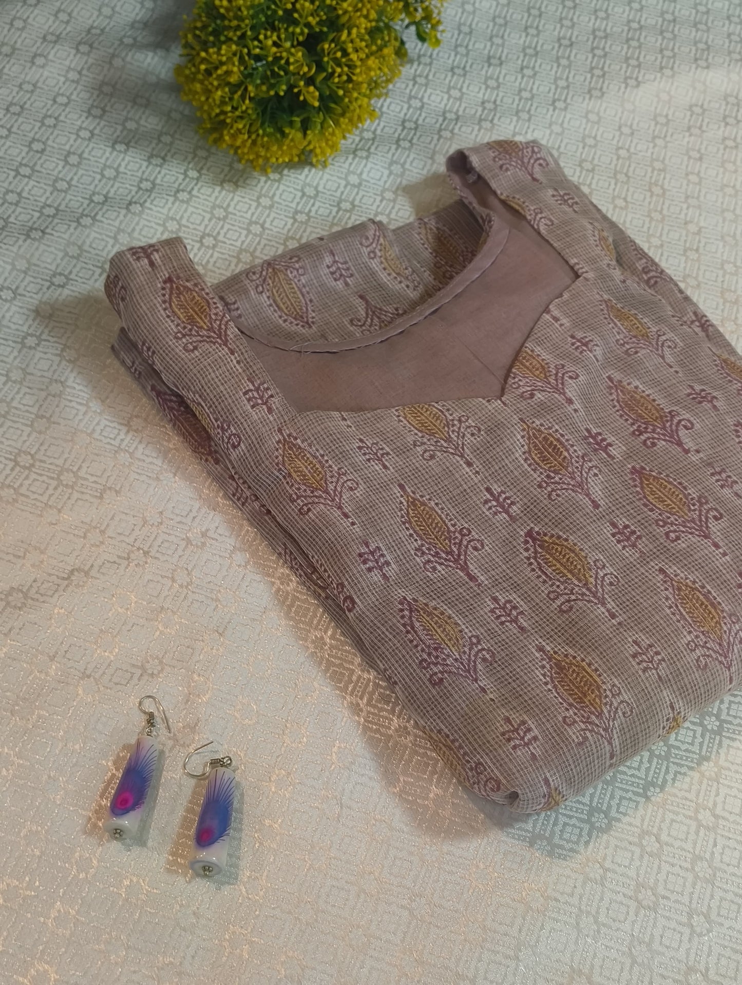 Net Cotton Kurti