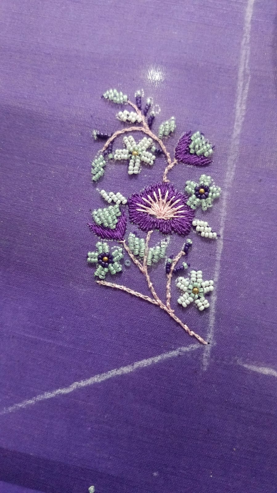 purple cotton top