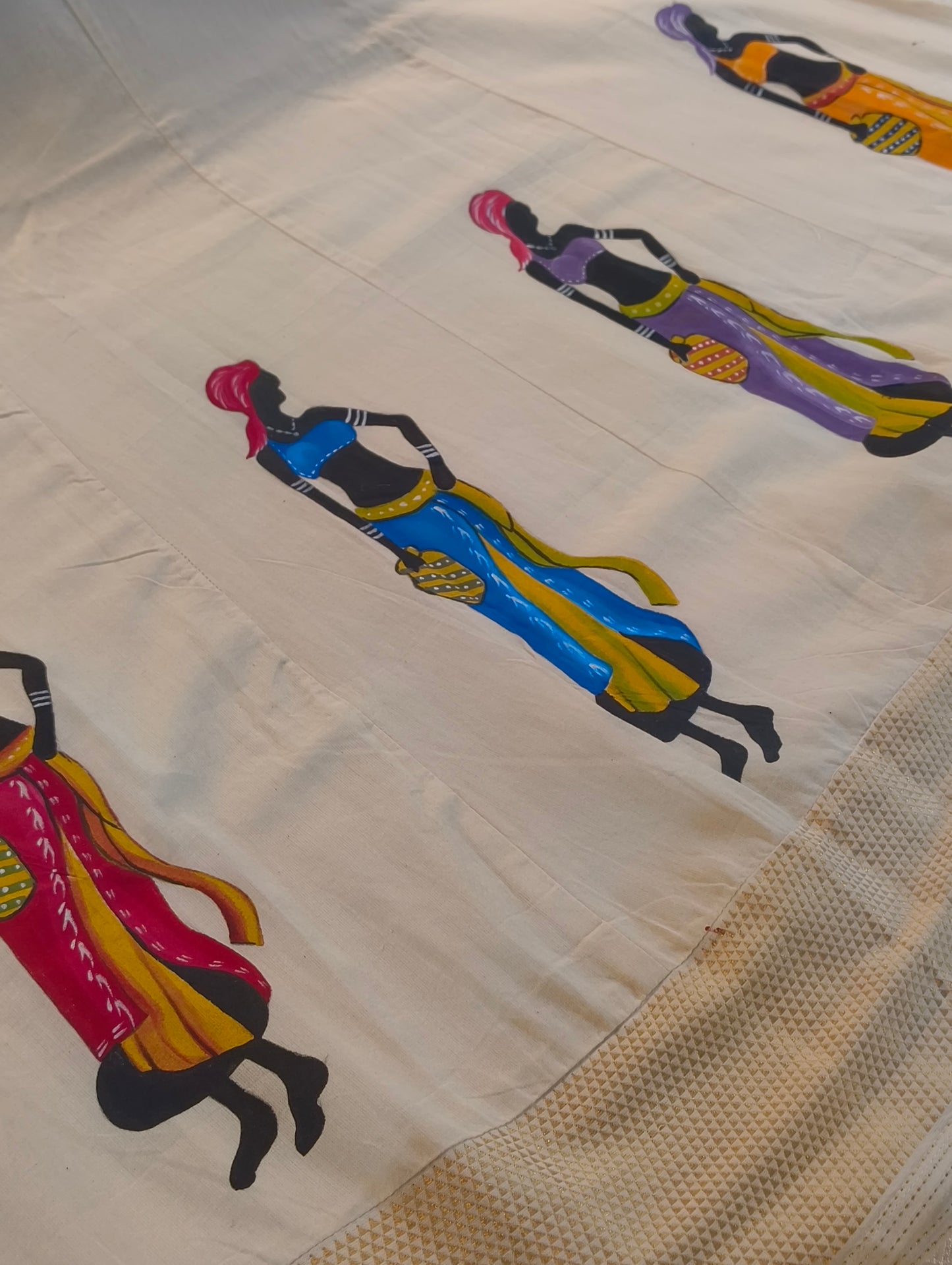 HAND PAINTED COTTON KURTI
