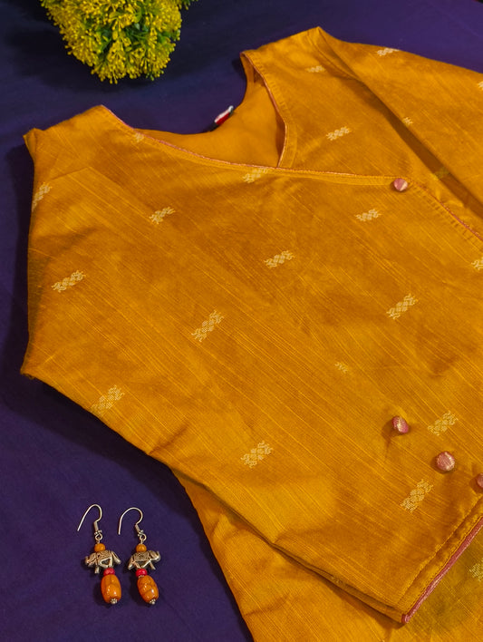 Semi silk kurti