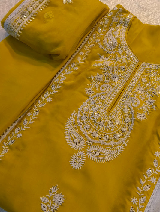 Cotton silk material