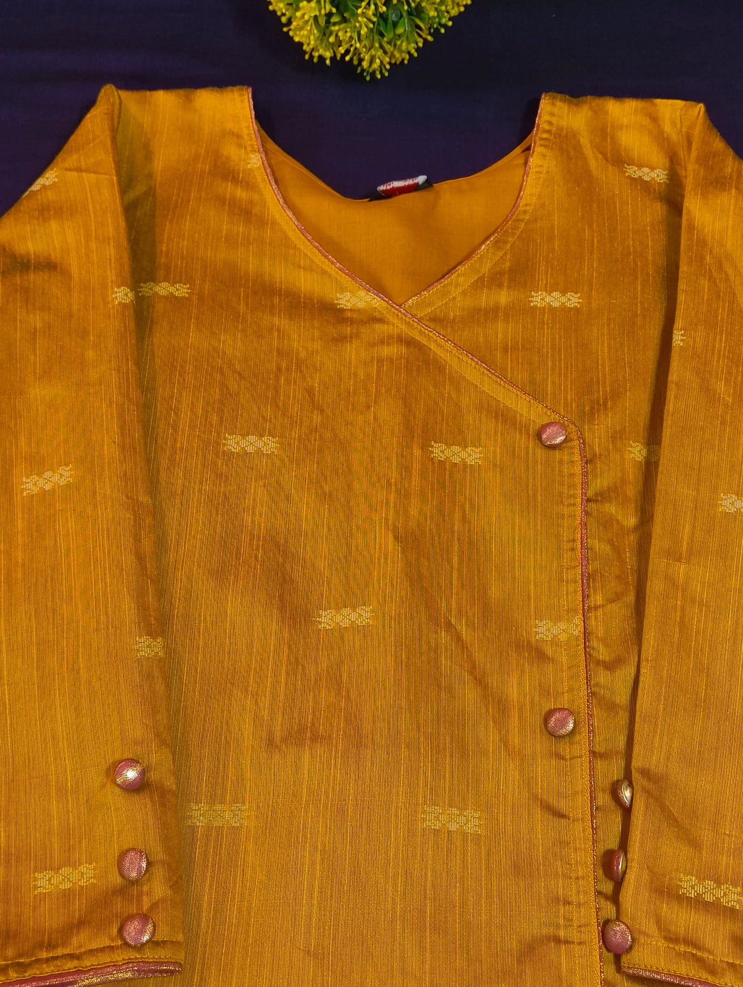 Semi silk kurti