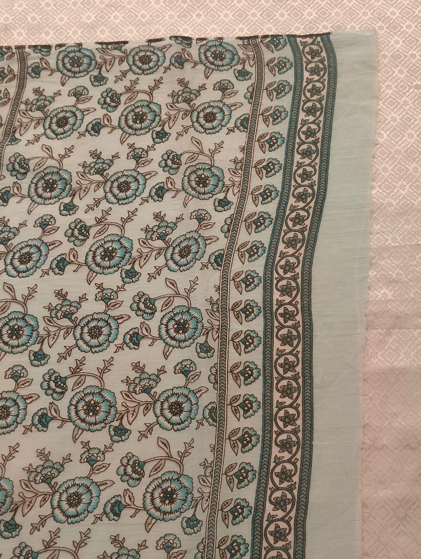 COTTON MATERIAL WITH HAND EMBROIDERY