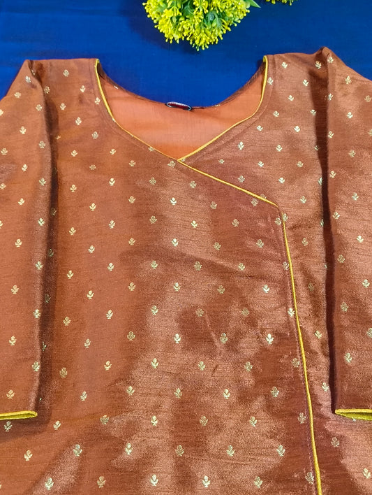 Semi silk kurti