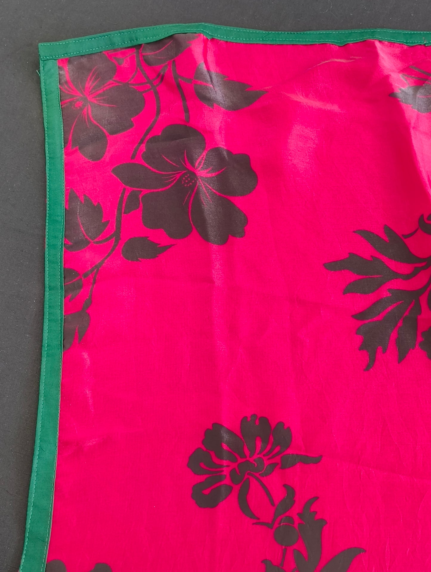 Cotton material with hand embroidery